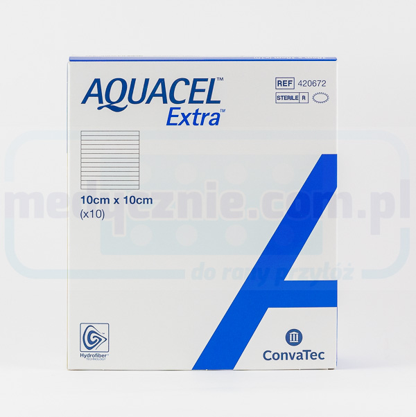 Medicazione in idrofibra Aquacel Extra 10*10cm 1pc